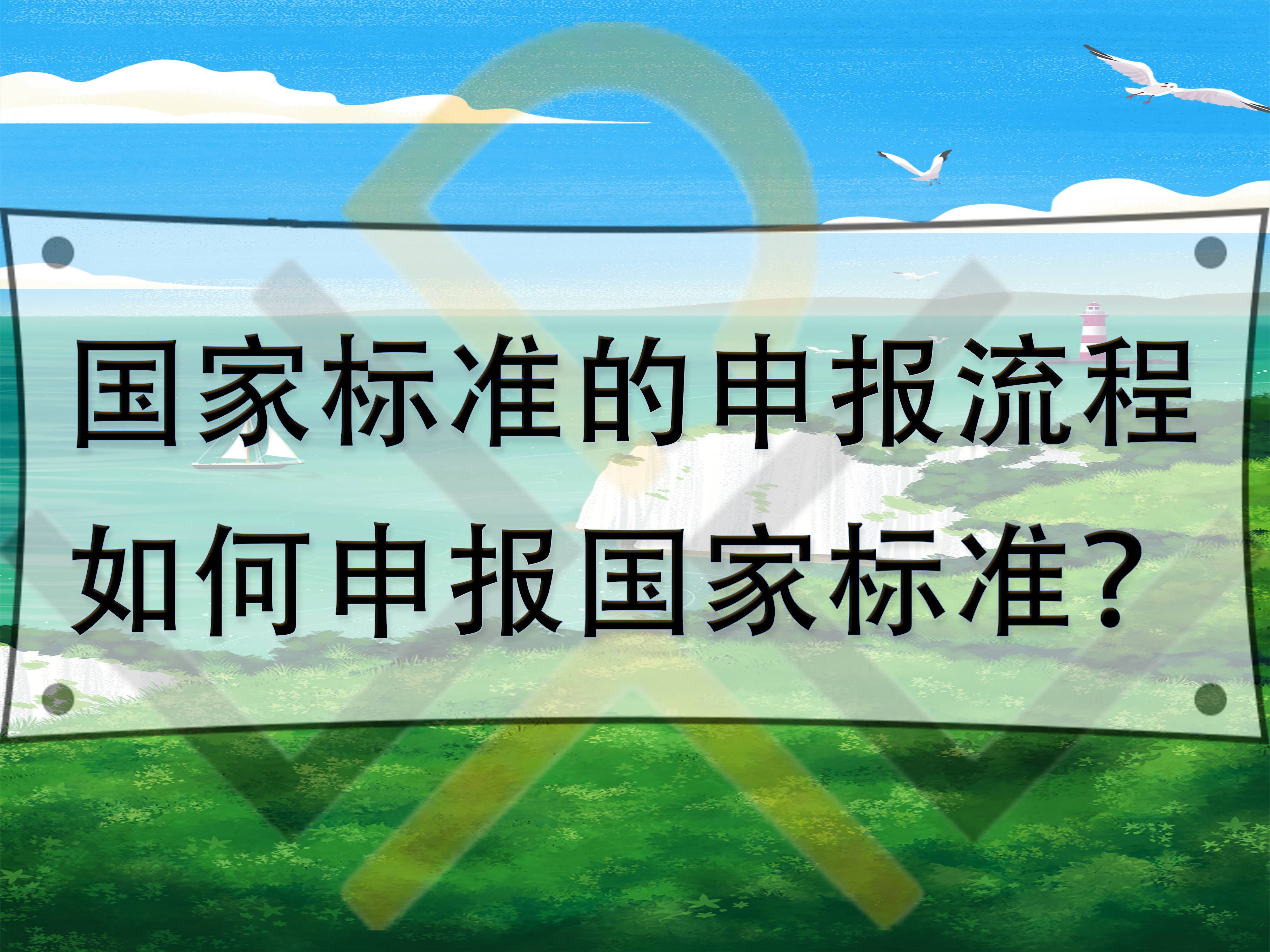 國家標準的申報流程，如何申報國家標準？