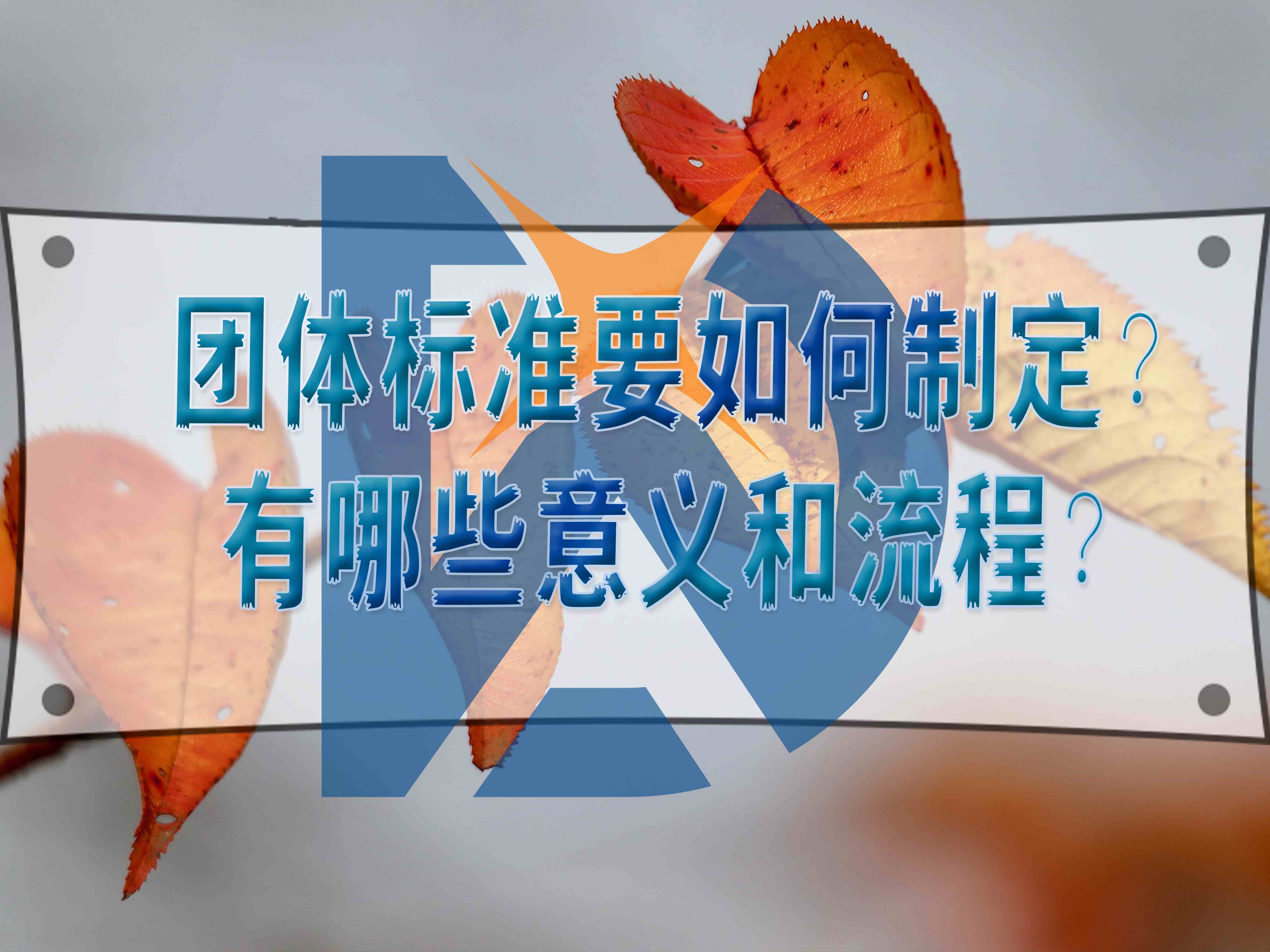 團體標準要如何制定？有哪些意義和流程？